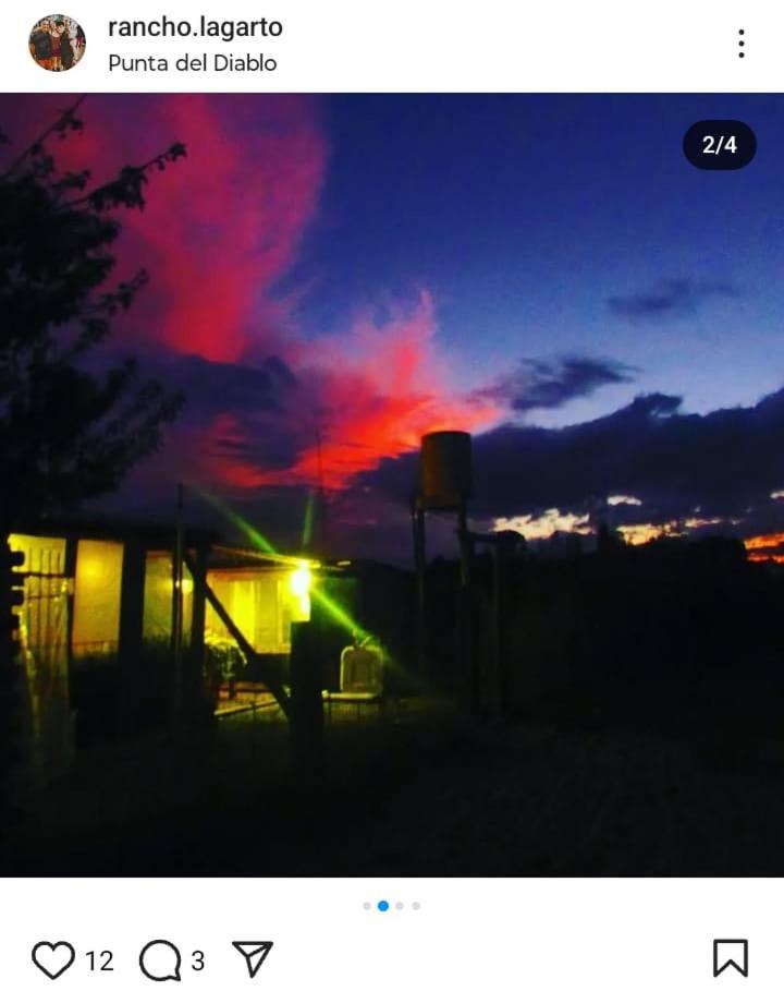 Rancho Lagarto Punta Del Diablo Exterior foto